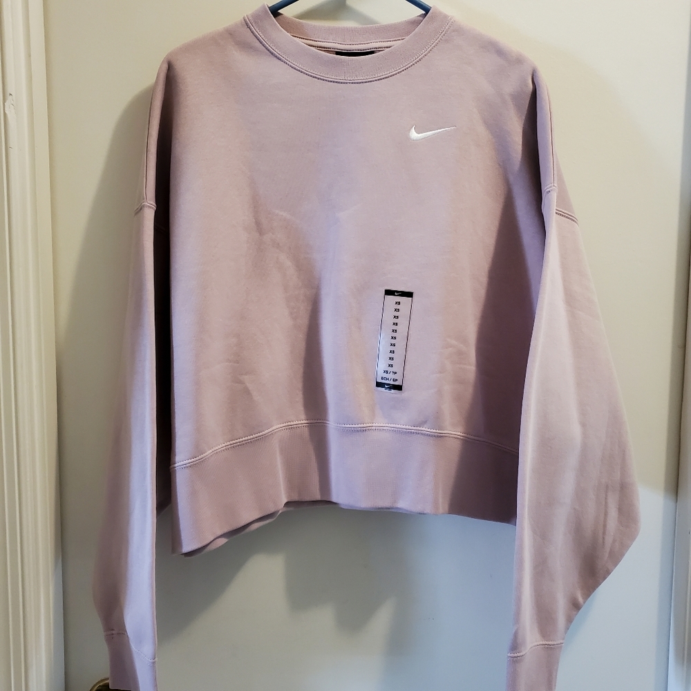 *Brand new* Nike crop sweater (color: lilac)